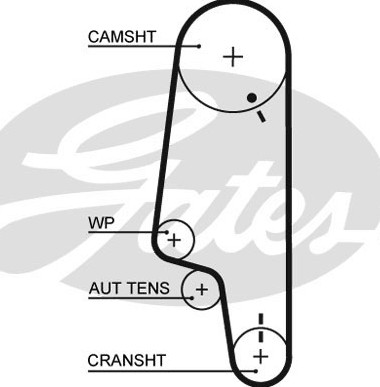 CORREA DISTRIBUCIÓN SEAT CORDOBA 1.0-1.4 1993  