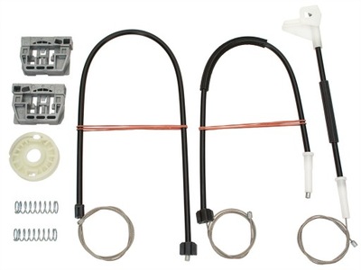 Механізм підйому скло l do vw caddy iii 03- фото №1