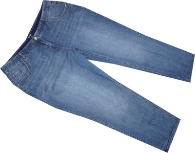 ULLA POPKEN_56_SPODNIE JEANS guma w pasie 495