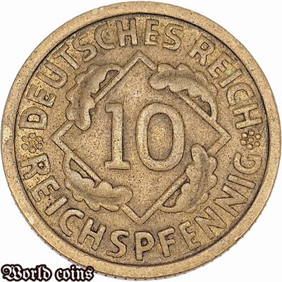 10 PFENNIG 1935 D