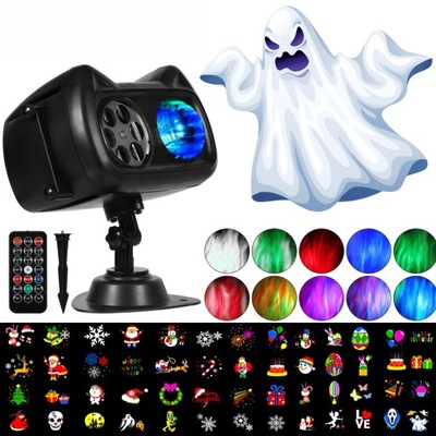 PROJEKTOR ŚWIETLNY LED NA HALLOWEEN MINI OŚWIETLENIE SCENICZNE NA FESTIWAL