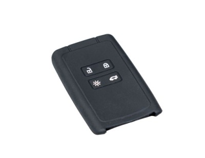 Чохол чохол na картка ключ силіконовий з silikonu чорний do renault фото №1