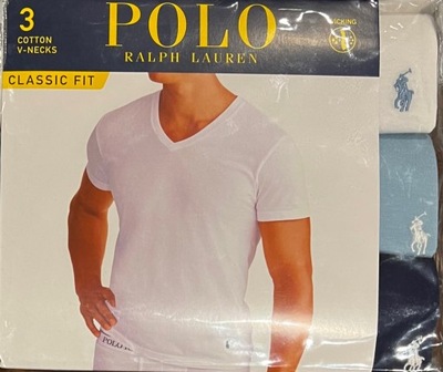 POLO RALPH LAUREN 3 X T-Shirt roz. L zUSA100%Org