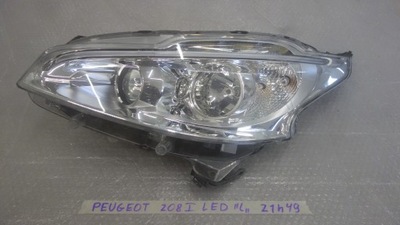 Peugeot 208 i лампа ліва лінза led 1609697180 фото №1