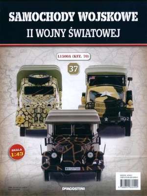 SAMOCHODY WOJSKOWE II WOJNY ŚW nr 37 L1500A KFZ.70