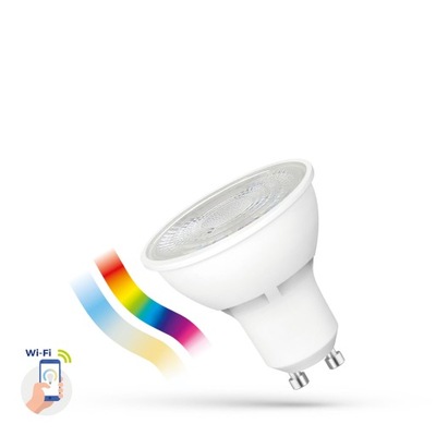 Żarówka LED GU10 5W RGBW+CCT+DIM SPECTRUM SMART