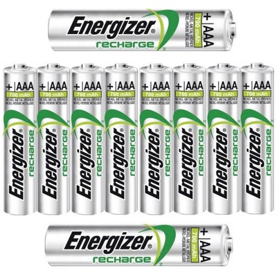 AKUMULATORKI baterie ENERGIZER R3 AAA 700mAh x 10