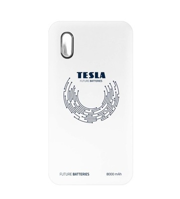 TESLA QI Powerbank Indukcyjny Biały