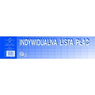 INDYWIDUALNA LISTA PŁAC (OFFSET) MICHALCZYK I PROKOP 1/3 A3 Michalczyk i Pr