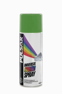 Farba emalia spray lakier RAL6002 ZIELONY POŁYSK