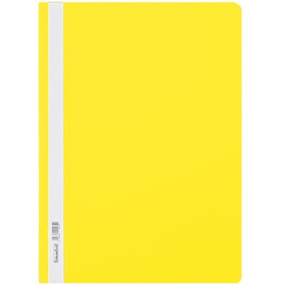 Skoroszyt plastikowy twardy żółty na dokumenty