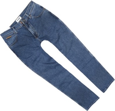 WRANGLER TEXAS stretch spodnie jeansy STONEWASH authentic straight W30 L32
