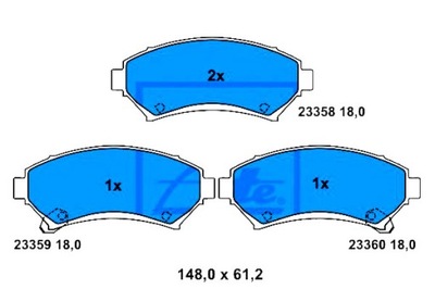 ZAPATAS DE FRENADO CHEVROLET IMPALA TRANS SPORT OPEL  