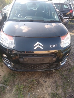 Бампер перед передняя часть комплект citroen c3 picasso 2014 rok чёрный фото №1