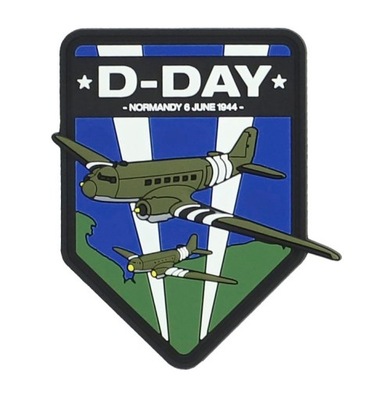 Naszywka D-DAY C-47 Shield / 101 Inc. 3D PVC