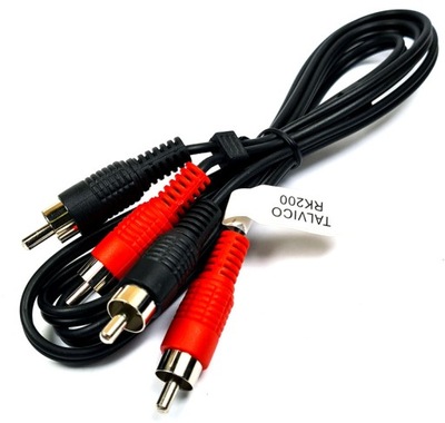 kabel przewód 2RCA/2RCA 15m Talvico CCA