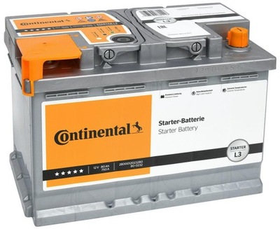 АКУМУЛЯТОР CONTINENTAL 2800012023280 80AH 750A