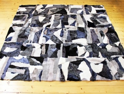 Narzuta dywan ze skóry jagnięcej 200x215 cm