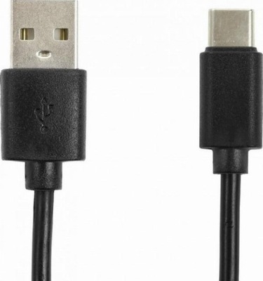 Accura USB 2.0 - USB-C 1.0m QC 3.0 czarny