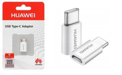 Oryginalny Adapter Huawei AP52 microUSB /usb typ C