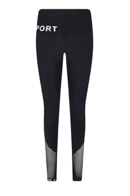 DKNY SPORT legginsy | Slim Fit czarne