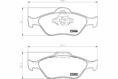 PADS BRAKE TEXTAR 1101464 1101462 1521328 17 - milautoparts-fr.ukrlive.com