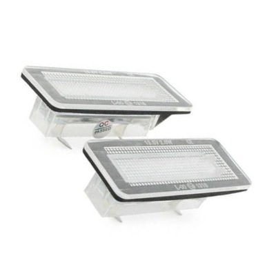 AL 2 PIEZAS CUPÉ CABRIAL PARA SMART FORTWAL DIODO LUMINOSO LED LUZ TABLAS REJESTRACYJNEJ BLANCO  