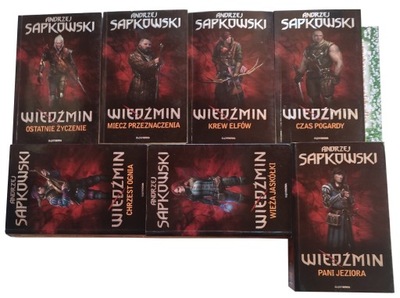 WIEDŹMIN 1-7 SAGA O WIEDŹMINIE Andrzej Sapkowski