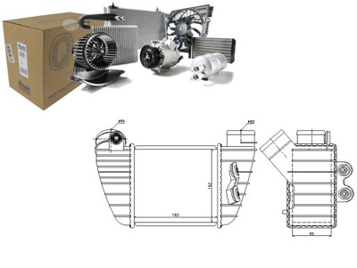 NISSENS ИНТЕРКУЛЕР 8L9145806B 731009 487017N