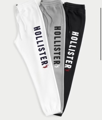 Męskie dresy Hollister z Logo roz. XL 3 pak oryginał