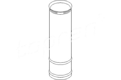 Защита амортизатора topran 1k0513425 фото №1