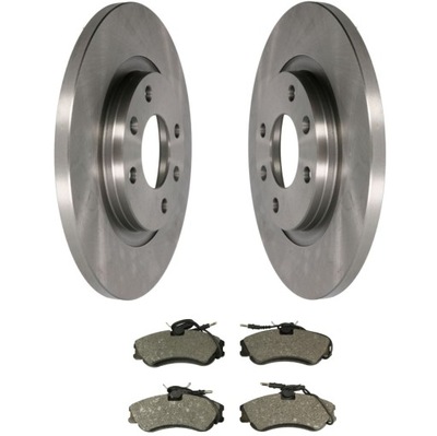 Гальмівні диски +гальмівні колодки citroen berlingo c2 c3 266 x 13 фото №1