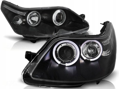 ФОНАРІ РЕФЛЕКТОРИ CITROEN C4 04-10R RINGI LED (СВІТЛОДІОД) BLACK