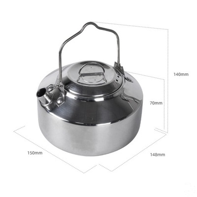 Outd-Stainless steel kettle-1L 