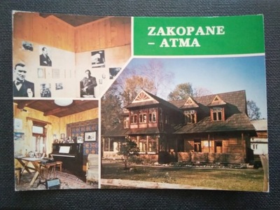 ZAKOPANE Willa Atma Muzeum Szymanowskiego 1988 r.