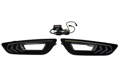 Ford focus mk3 iii 2014-2018 po liftingu свет do движение dziennej drl led фото №1