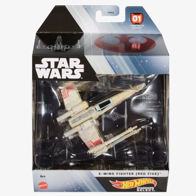 HOT WHEELS STAR WARS X-Wing Fighter (Red Five) Starships Select