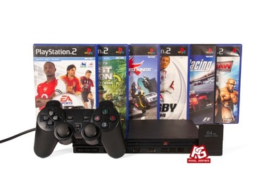 Konsola Sony PlayStation 2 (PS2) Slim + gry