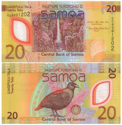 SAMOA 20 TALA 2023 P-W49 UNC polimer seria CC