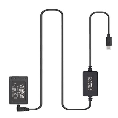 Andoer PD kabel USB typu C do DR-E17 atrapa