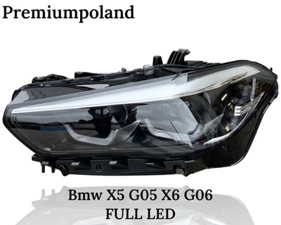 FARO IZQUIERDA BMW X5 G05 X6 G06 COMPLETO DIODO LUMINOSO LED COMPUESTA  