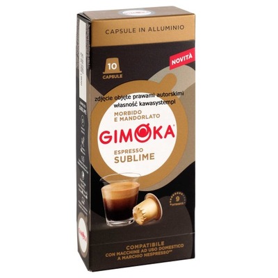 Nespresso Kapsułki Aluminiowe Gimoka Sublime