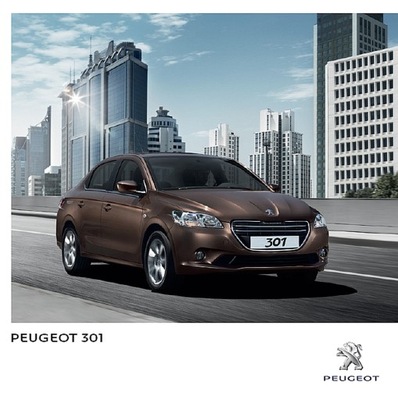 Peugeot 301 prospekt 2016 Słowacja 