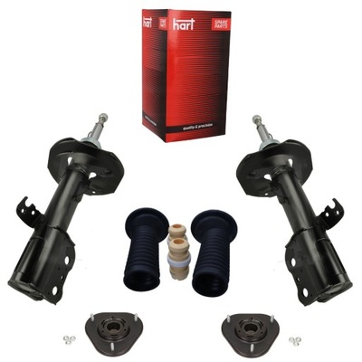 AMORTIGUADORES PARTE DELANTERA + TAPONES TOPE DE SUSPENSION ALMOHADAS TOYOTA COROLLA E12 2001-2007  