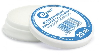 ZWILŻACZ DO PALCÓW GLICERYNOWY 20 ML. TAURUS