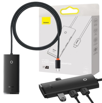 PRZEJŚCIÓWKA ROZDZIELACZ HUB USB-C - 4x USB BASEUS