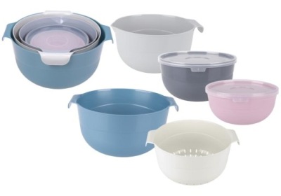 Zestaw misek 7 elementów mix kolorów DECOR RAVI