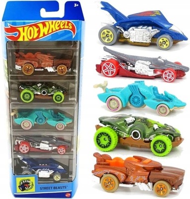 HOT WHEELS ZESTAW HFV91 5-PAK AUTKA RESORAKI PIĘCIOPAK