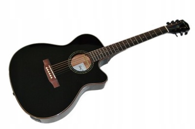 HARLEY BENTON EAX-500TL BK nowa gitara elektroakustyczna ustawiona lutniczo