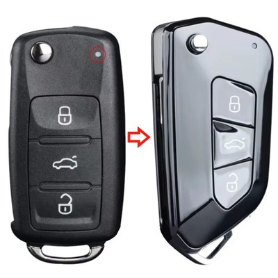 Корпус ключа пульта skoda citigo fabia octavia superb ii rapid yeri фото №1